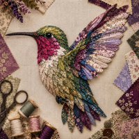 💜 Twilight Garden Hummingbird