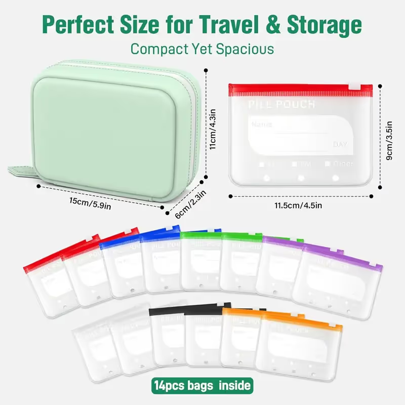 🏆Flash Sale⚡ 10K+ SOLD! Almost Gone-💥Waterproof Pill Pouch Set
