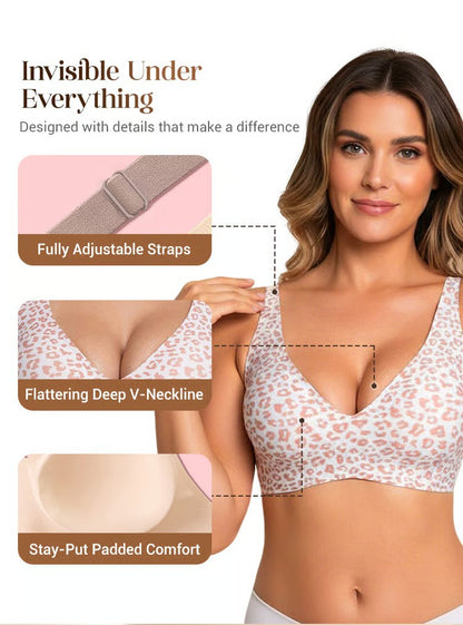 🔥Womens Comfortable Push Up Wireless Bras