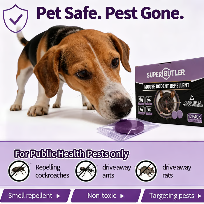 12-Pack Rodent Repellent Balls, Natural Pest Control🐭