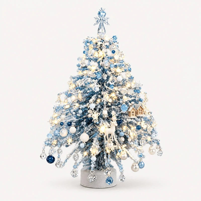 🎄✨Handmade Elegant Beaded Mini Christmas Tree | Collectible Premium Holiday Decor Kit