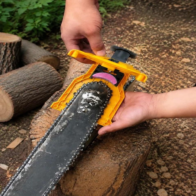 🔥Portable Chainsaw Sharpener-Fast On-Saw Grinding Tool