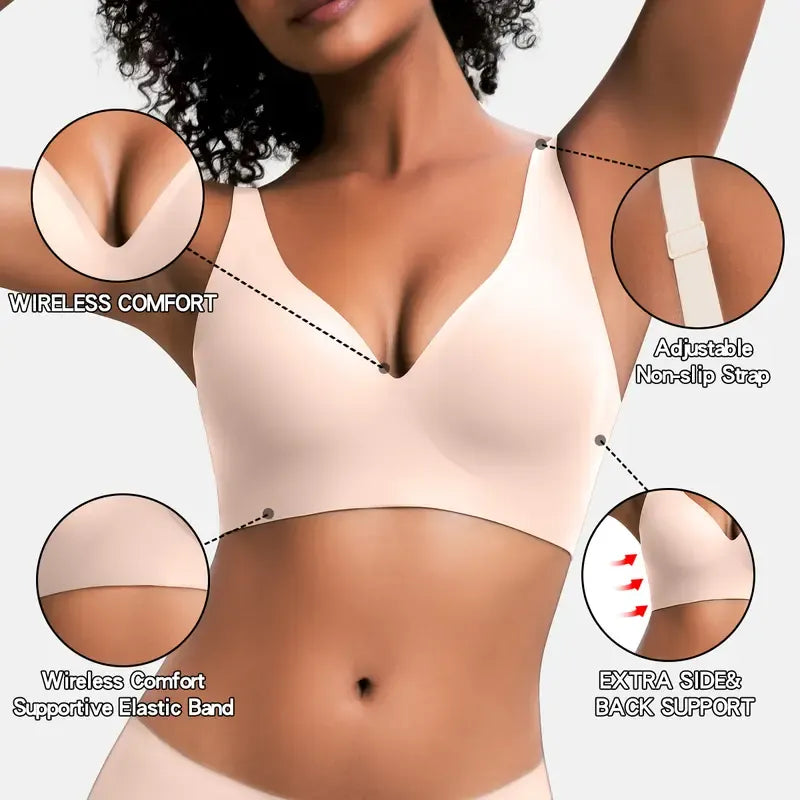 🔥Womens Comfortable Push Up Wireless Bras