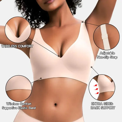 🔥Womens Comfortable Push Up Wireless Bras