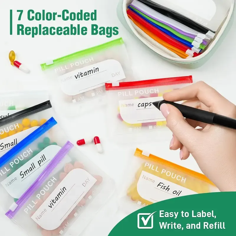 🏆Flash Sale⚡ 10K+ SOLD! Almost Gone-💥Waterproof Pill Pouch Set