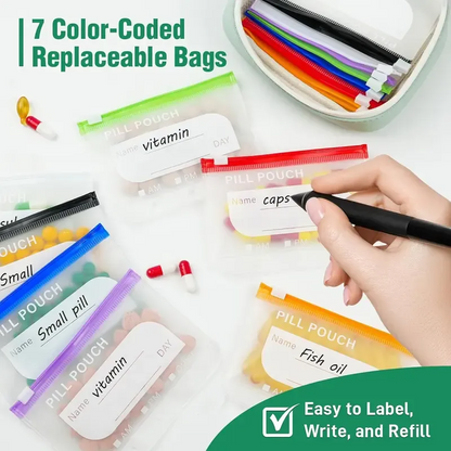 🏆Flash Sale⚡ 10K+ SOLD! Almost Gone-💥Waterproof Pill Pouch Set