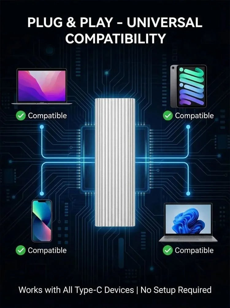 🔥16TB Mini SSD Large-Capacity Type-C Portable