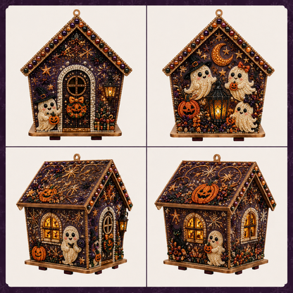 🎃🧙Plymagic DIY Pearl Art - Moonlight Enchanted Cottage Collection