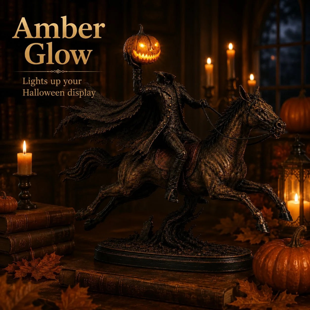 🗡️🏇Midnight Chase Headless Horseman Figurine