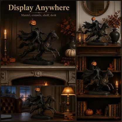 🗡️🏇Midnight Chase Headless Horseman Figurine