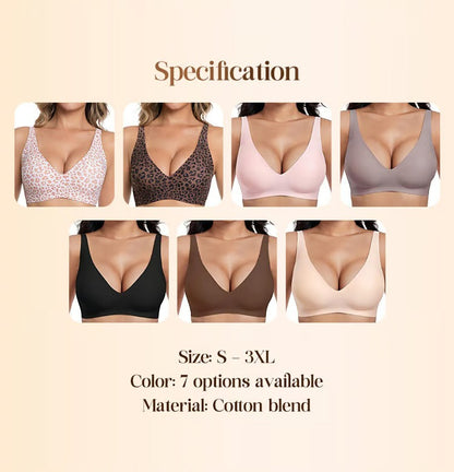 🔥Womens Comfortable Push Up Wireless Bras
