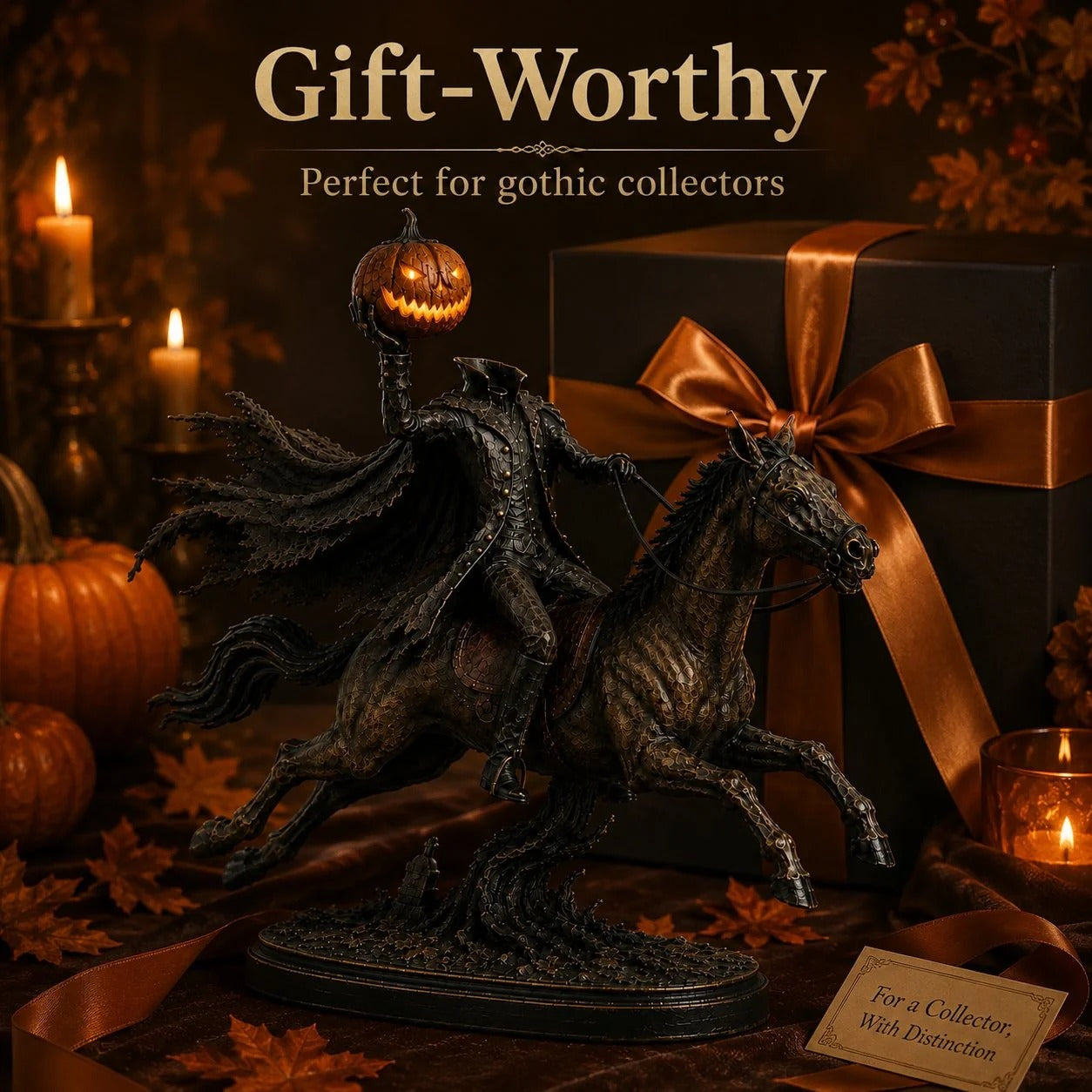 🗡️🏇Midnight Chase Headless Horseman Figurine
