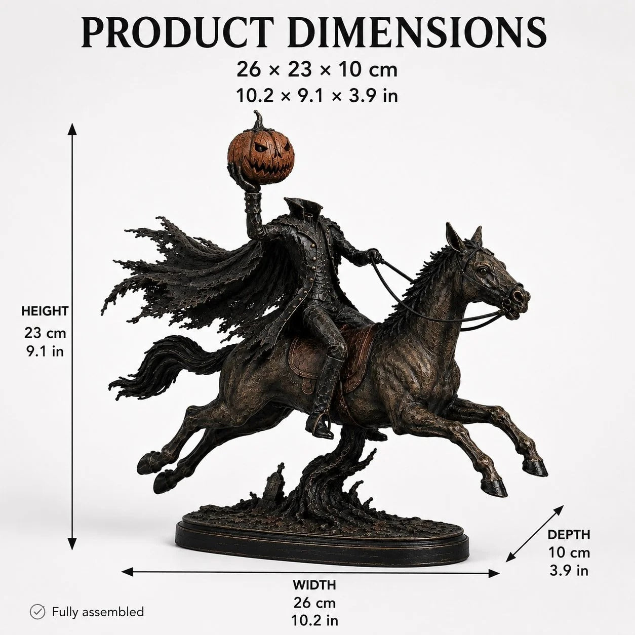 🗡️🏇Midnight Chase Headless Horseman Figurine