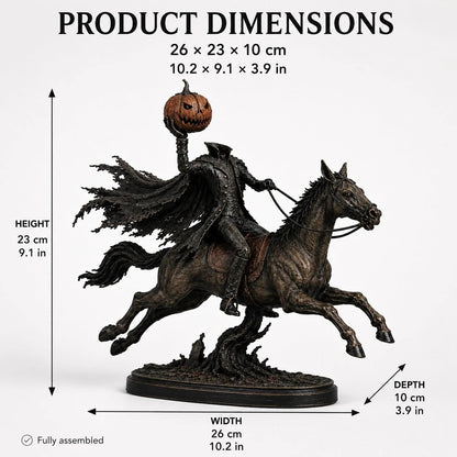 🗡️🏇Midnight Chase Headless Horseman Figurine