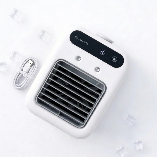 ❄️Beat Summer Heat｜2-in-1 Spray & Cooling Mini Portable  Air Cooler