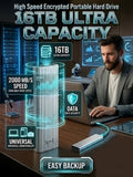🔥16TB Mini SSD Large-Capacity Type-C Portable