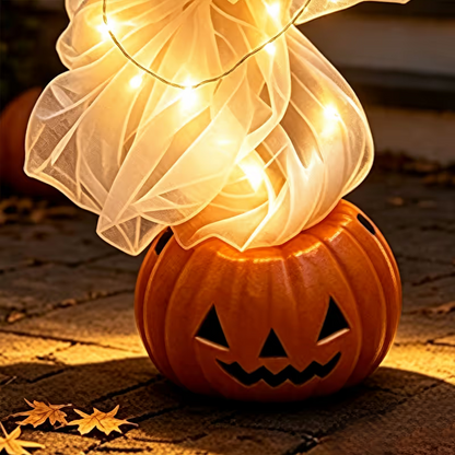 👻Swirling Ghost Pumpkin Yard Lamp🎃