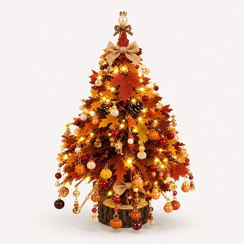 🎄✨Handmade Elegant Beaded Mini Christmas Tree | Collectible Premium Holiday Decor Kit