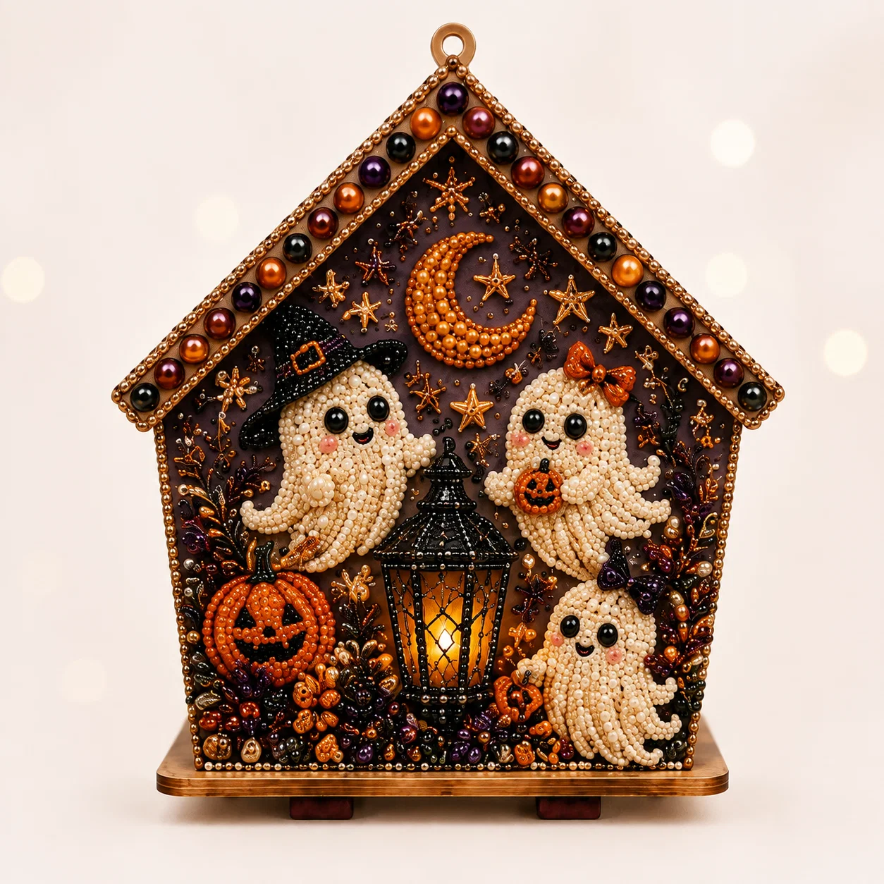 🎃🧙Plymagic DIY Pearl Art - Moonlight Enchanted Cottage Collection