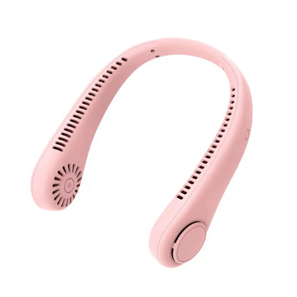 🔥LAST DAY 50% OFF -360° Bladeless Wearable Neck Fan Portable Quiet Air Cooler