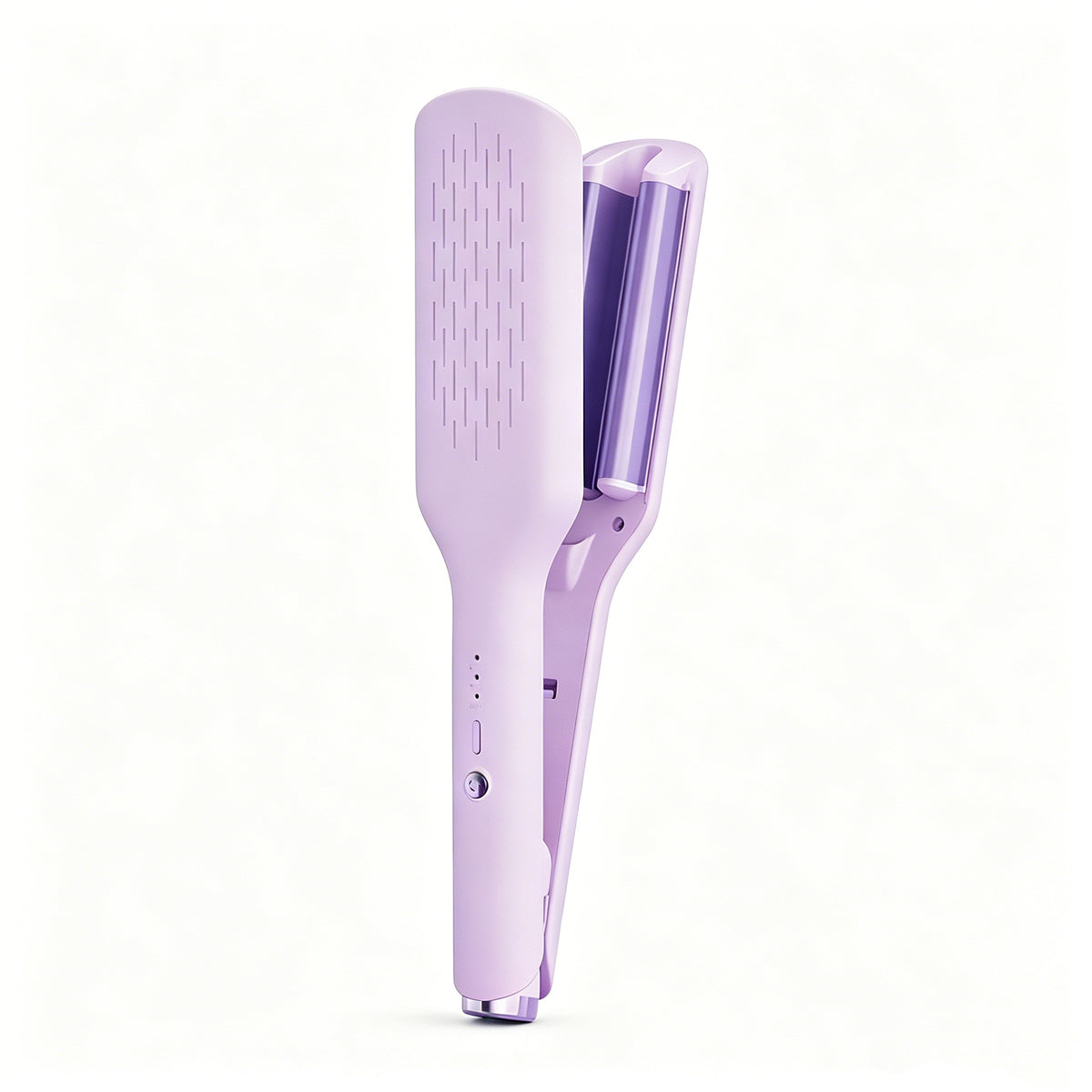 🔥32MM Deep V Beach Wave Crimper, Negative Ion Fast Heating Hair Waver Curler