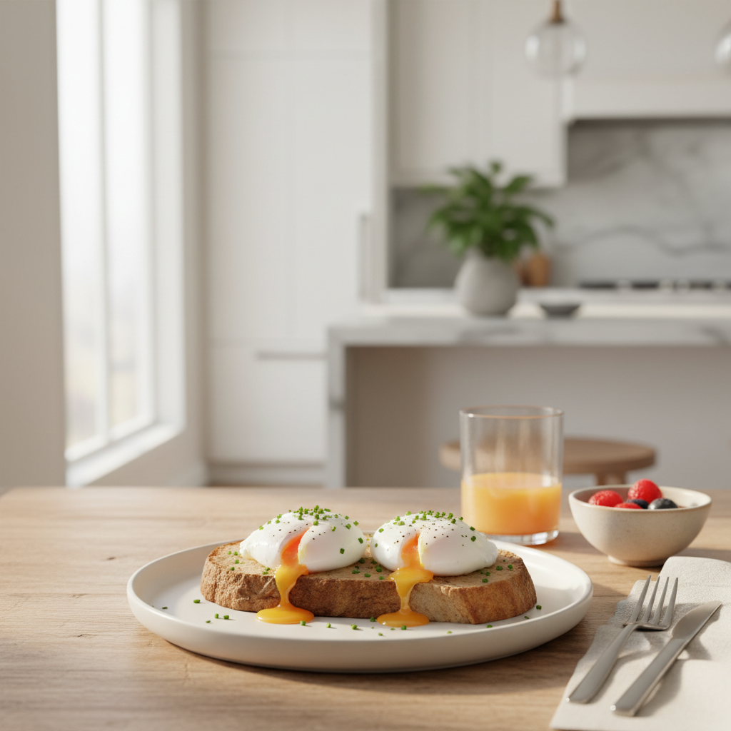 Poached Eggs on Toast