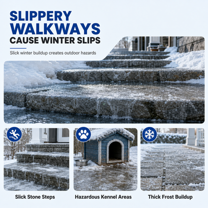 🔥Outdoor De-Icing & Snow Melting Spray – pet-safe, dissolves frost on contact. Clear steps, walkways & patios fast