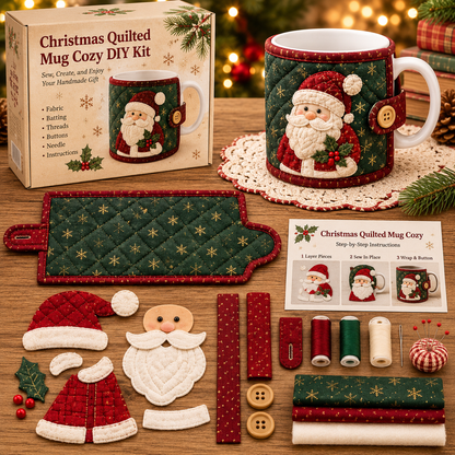 🎄 DIY Christmas Mug Cozy Sewing & Craft Kit
