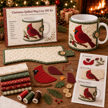 🎄 DIY Christmas Mug Cozy Sewing & Craft Kit