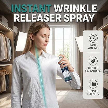 🔥Instant Wrinkle Release Travel Spray Static Free No Iron Fabric Refresher