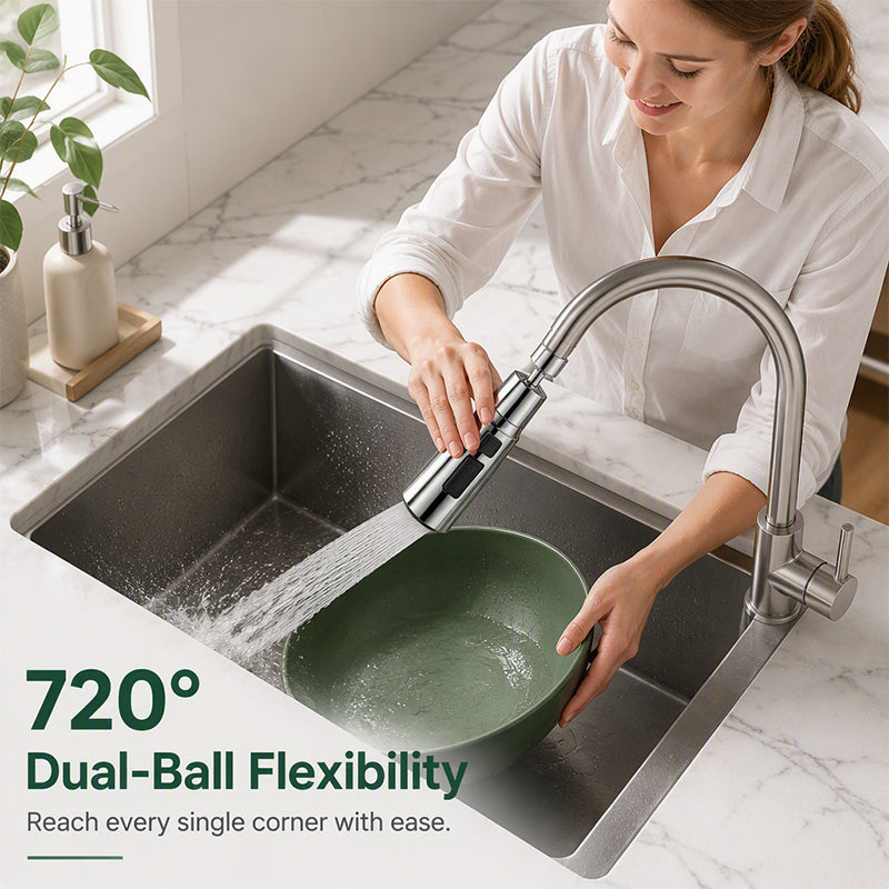🚰 720° Rotating Faucet Extender –   22mm Connector