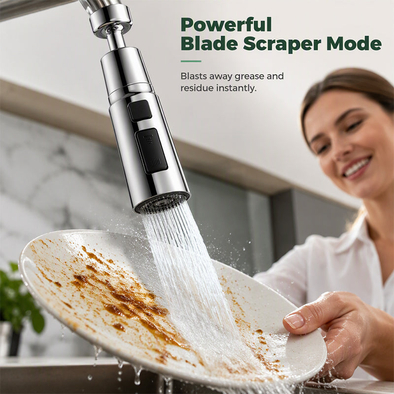 🚰 720° Rotating Faucet Extender –   22mm Connector