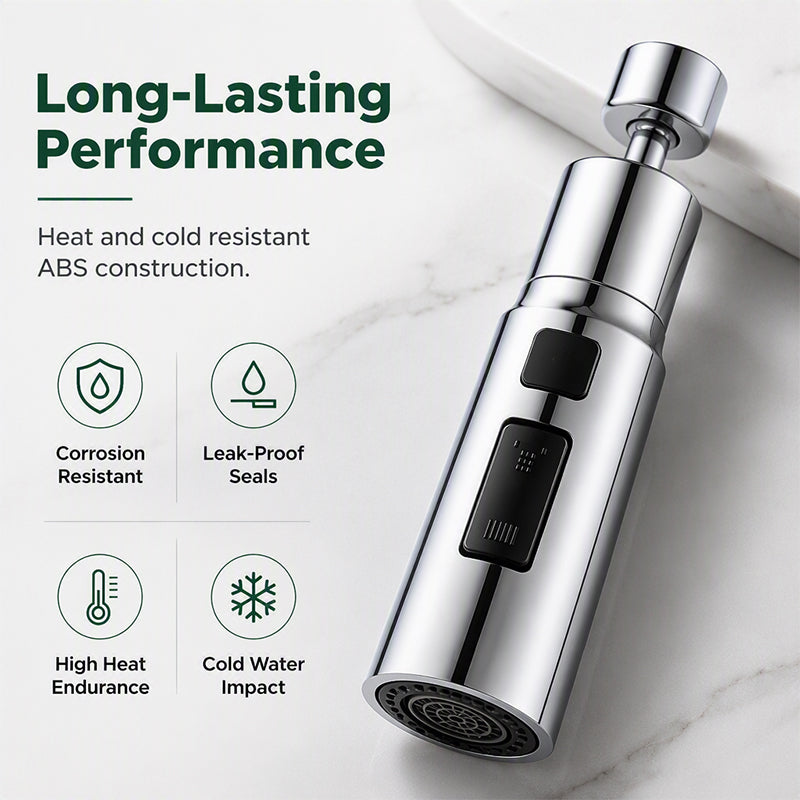 🚰 720° Rotating Faucet Extender –   22mm Connector