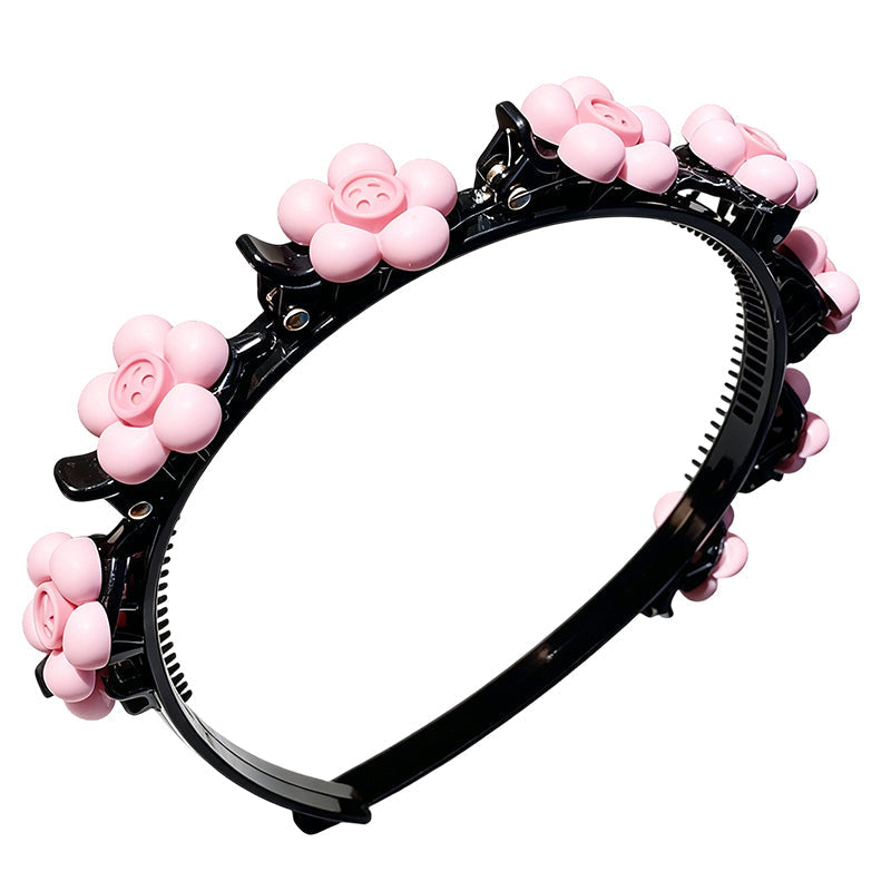 ✨ Cartoon Braiding Headband — Integrated Mini Clips, Instant Braids for Girls