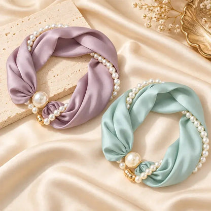 🎁🎄Christmas Sale 50% OFF!💞50K+ SOLD!✨Pearl Scarf Necklace