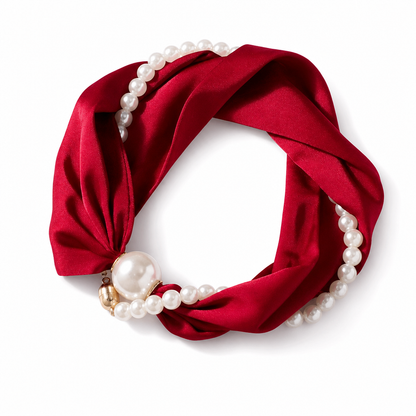 🎁🎄Christmas Sale 50% OFF!💞50K+ SOLD!✨Pearl Scarf Necklace