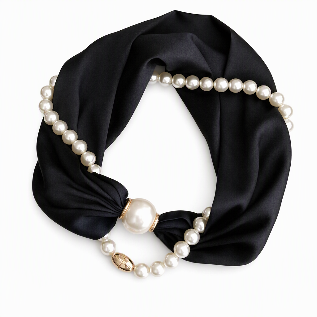🎁🎄Christmas Sale 50% OFF!💞50K+ SOLD!✨Pearl Scarf Necklace